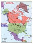 map of North America
