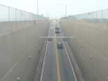 Entering the tunnel
