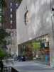 Side shot of the Apple Store front.