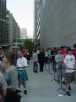 A long line down Huron Street.