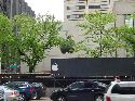 construction barrier shot