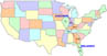 Route map to Florida
